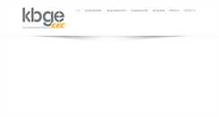 Desktop Screenshot of kbge-eng.com